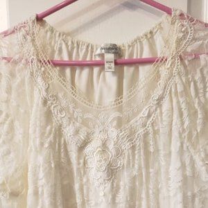 Dressbarn White Lace